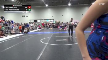 145 lbs Champ. Round 1 - Lily Pendergrass, Ark City vs Shayleigh Vigil, Goodland Wrestling Club