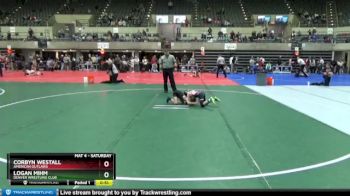 50 lbs Round 5 - Corbyn Westall, American Outlaws vs Logan Mihm, Denver Wrestling Club