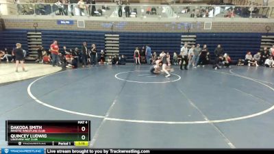 138/144 Round 1 - Quincey Ludwig, Lakeview Mat Club vs Dakoda Smith, Payette Wrestling Club