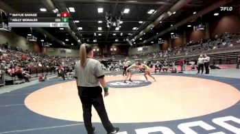 3A 115 lbs Cons. Round 2 - Maylie Savage, Juab vs Kelly Morales, Logan