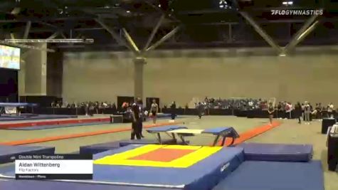 Aidan Wittenberg - Double Mini Trampoline, Flip Factory - 2021 USA Gymnastics Championships