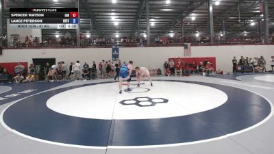97 kg Cons. Sub-rd Of 16 - Spencer Watson, Little Giants RTC vs Lance Peterson, Charleston Regional Training Center