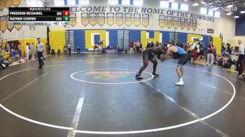 215 lbs Quarterfinals (8 Team) - Freedom McDaniel, Braden River vs Nathen Cortes, Charlotte Hs
