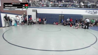 85 lbs Semifinal - Jedidiah Erekson, McCall Wrestling Club vs Boe Grimm, Blackfoot Wrestling Club