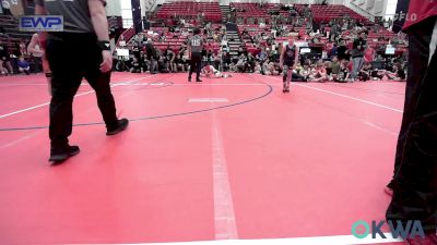 60 lbs Rr Rnd 3 - Bowen Leavitt, Ponca City Wildcat Wrestling vs Cooper Carlton, Cowboy Elite 11u