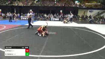 61 lbs Semifinal - Dominic Larson, Lengends Of Gold vs Paxton Terry, Nebraska Boyz