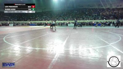 160 lbs Consi Of 64 #2 - Levi Pedorson, Mustang Middle School vs Ruben Horn, Tough N Technical Wrestling Club