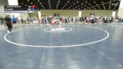 105 lbs Semis - Jackson Beckley, Team Tulsa Wrestling Club vs Kai Weiss, Open Mats Wrestling Club, KS