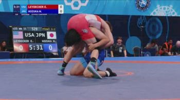 55 kg Finals 1-2 - Everest Leydecker, United States vs Nana Kozuka, Japan