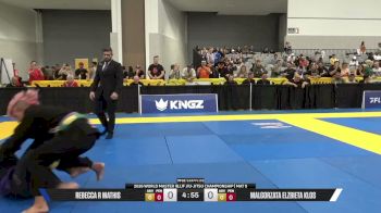 Malgorzata Elzbieta Klos vs Rebecca R Mathis 2026 World Master IBJJF Jiu-Jitsu Championship