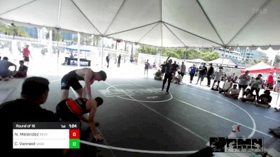 190 lbs Round Of 16 - Nathaniel Melendez, Reverence Grappling TC vs Carter Vannest, Vasky Bros