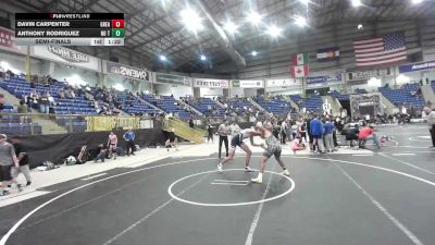 190 lbs Semifinal - Davin Carpenter, Great Falls Bison vs Anthony Rodriguez, No Team