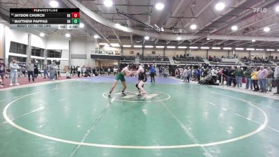 165 lbs Round Of 16 - Jaydon Church, North Kingstown vs Matthew Pappas, Bishop Hendricken