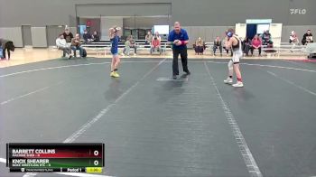 72 lbs Round 9 (10 Team) - Barrett Collins, Machine Shed vs Knox Shearer, Noke Wrestling RTC