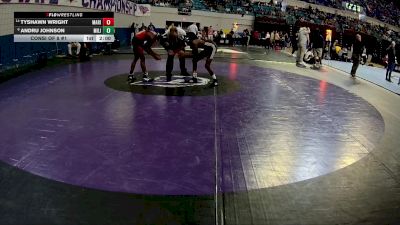 120 lbs Consi Of 8 #1 - Tyshawn Wright, Marion vs Andru Johnson, Military Magnet