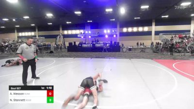 109 lbs Round Of 64 - Asher Wesson, Sunkids vs Nolan Stennett, Rough House WC