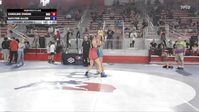 140 lbs Champ. Round 2 - Caroline Owens, Missouri vs Kaylynn Allen, Merrill High School Wrestling