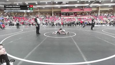 52 lbs Cons. Round 5 - Livi-Ana Pacheco, Steel City Reloaded vs Judah Fitzpatrick, Lawrence Elite