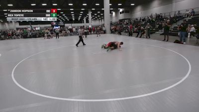 175 lbs Champ. Rd Of 32 - Rex Topete, South Hills High School Wrestling vs Zandon Hopson, Reddot Wrestling Club