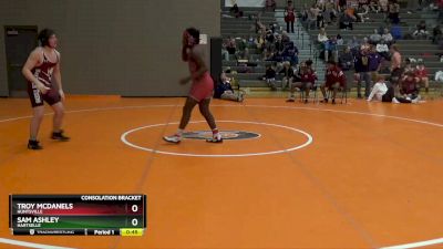 197 lbs Consolation Bracket - Sam Ashley, Hartselle vs Troy Mcdanels, Huntsville