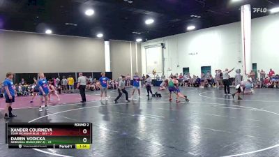 150 lbs Round 2 (6 Team) - Daren Vodicka, Nebraska Smash (Dev A) vs Xander Courneya, Team Michigan Blue - DEV