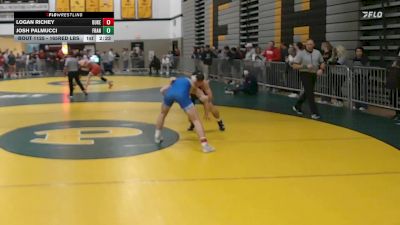 165Red lbs Rr Rnd 2 - Logan Richey, Duke vs Josh Palmucci, Franklin & Marshall