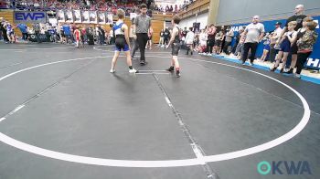 80 lbs Quarterfinal - Eli Boyd, Team Guthrie Wrestling vs Gannon Lynn, Noble Takedown Club