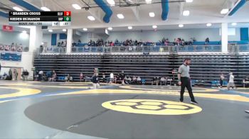 126 lbs Cons. Semi - Kieden Mcmahon, Napoleon vs Branden Cross, Bluffton