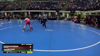 115 lbs Round 1 - Colton Peterson, MN Elite vs Mazden Even, Jesup Mat Club