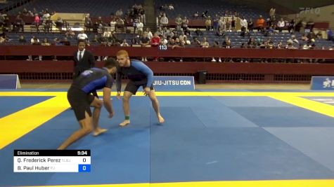Quentin Frederick Perez vs Bastien Paul Huber 2024 Pan IBJJF Jiu-Jitsu No-Gi Championship