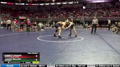 2A-182 lbs Cons. Round 2 - Garrett McHugh, Sergeant Bluff-Luton vs Carson Bellamy, Winterset