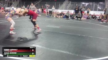 W 117 lbs Round 2 (4 Team) - Robin Leidholt, Montana vs Diana Barone, USA