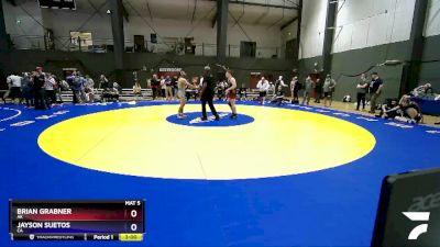 138 lbs Semifinal - Brian Grabner, AK vs Jayson Suetos, CA