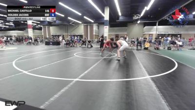 157 lbs Final - Michael Castillo, X-CLUSIVE Wrestling vs Holden Jacobs, Scots Wrestling Club