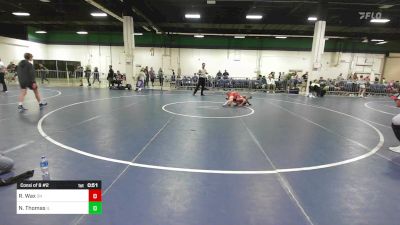 85 lbs Consi Of 8 #2 - Rylen Wax, OH vs Noah Thomas, IL