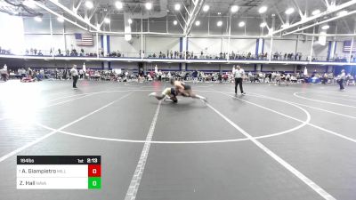 184 lbs Round Of 32 - Anthony Giampietro, Millersville University vs Zyan Hall, Naval Academy
