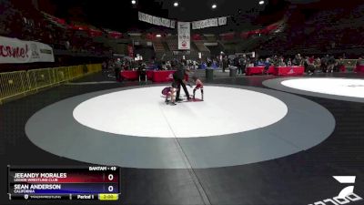 49 lbs Champ. Round 2 - Jeeandy Morales, Legion Wrestling Club vs Sean Anderson, California