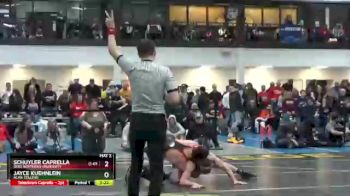 157 lbs Quarterfinal - Jayce Kuehnlein, Alma College vs Schuyler Caprella, Ohio Northern University