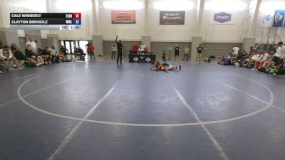 132 lbs Cale Wimberly, Florida vs Clayton Birkholz, Minnesota Blue