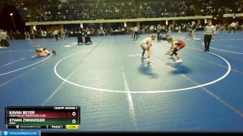 135 lbs Champ. Round 1 - Kavan Beyer, Team Valley Wrestling Club vs Ethan Zwanziger, Iowa