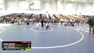 122 lbs Round 3 - Wyatt Skipper, Eden Wrestling Club vs Cody Collazo, Bears Of Brewster Wrestling