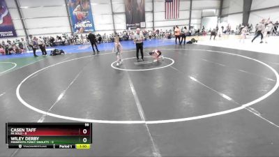 56 lbs Rd# 8- 12:30pm Saturday Final Pool - Wiley Derby, Minnesota Funky Singlets vs Casen Taff, PA Gold