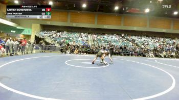 110 lbs Semifinal - Lauren Echeverria, Crook County vs Ann Porter, Gilroy