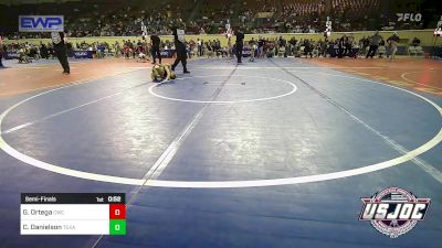 52 lbs Semifinal - Gabriel Ortega, CacheWrestlingClub vs Case Danielson, Texas Elite Wrestling