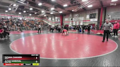 155 lbs Semifinal - Alyiah Sandoval, Santa Ana vs Tatiana Chavarin, Ayala