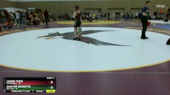 93 lbs Semis (4 Team) - Jaxon Theis, Alexandria vs Sawyer Bessette, Big Lake