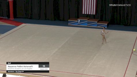 Nayenne Pollini Ashenaffi - Ball, Rhythmic Academy of Los Angeles - 2021 Rhythmic Elite Qualifier