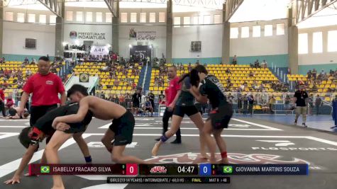 Isabelly Fracaro Silva vs Giovanna Martins Souza 2025 ADCC Brazilian Nationals