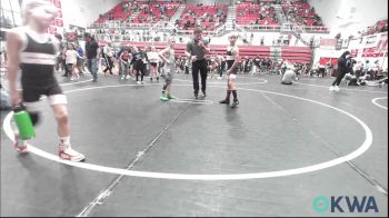 73 lbs Consi Of 4 - Judge Lewis, Weatherford Youth Wrestling vs Creed Bruens, Carl Albert