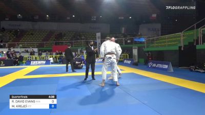 R. DAVID EVANS vs M. KREJCI 2022 European Jiu-Jitsu IBJJF Championship